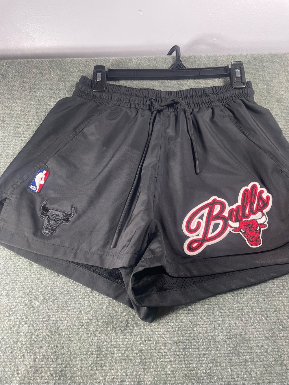 Chicago Bulls Women's Black Athletic Shorts